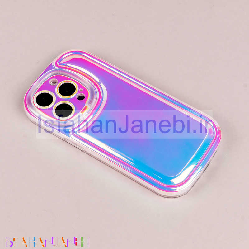 اصفهان جانبی-قاب هولوگرامی Yocorol محافظ لنزدار iPhone 14 Pro