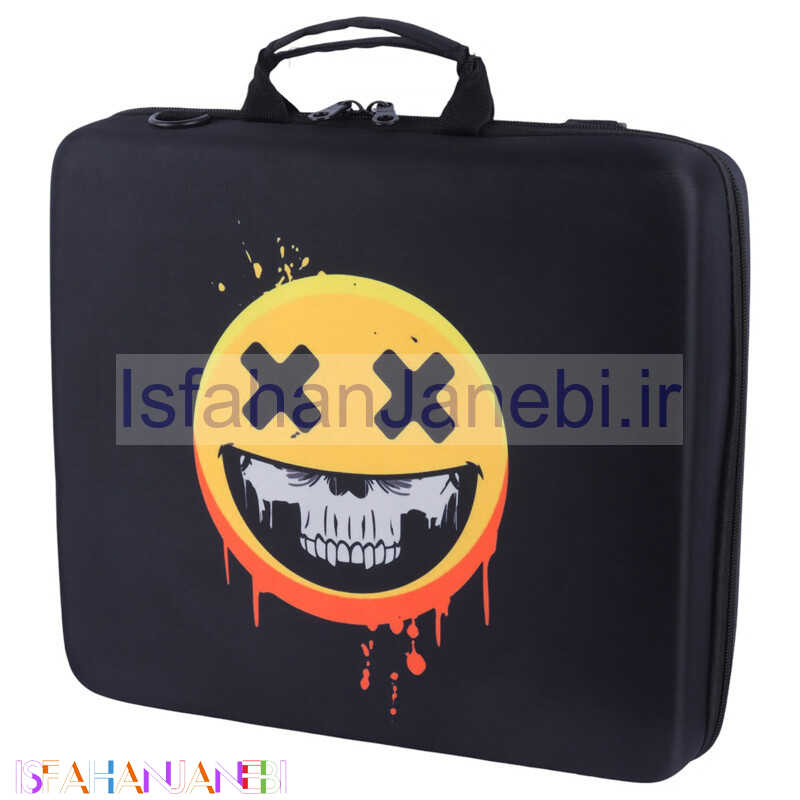 اصفهان جانبی-کیف کنسول بازی PS4 طرح ایموجی لبخند ترسناک