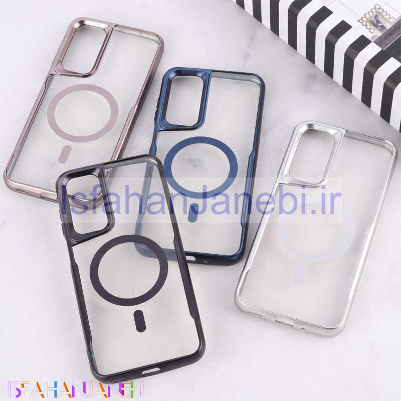 اصفهان جانبی-قاب شفاف سامسونگ Galaxy A16 4G / A16 5G طرح مگ سیف تیتانیوم