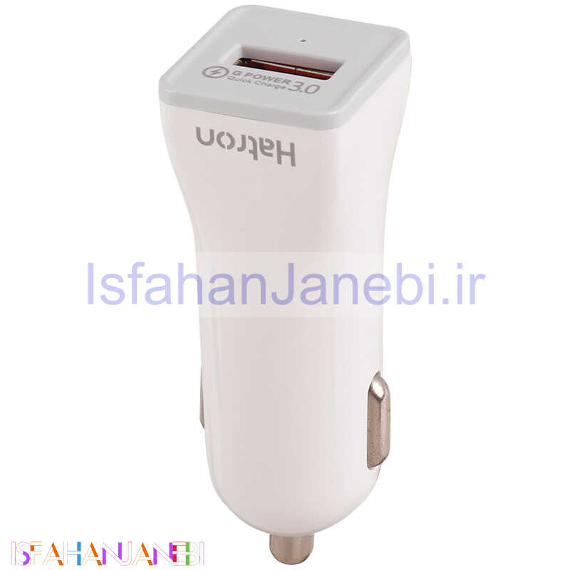 اصفهان جانبی-شارژر فندکی فست شارژ Hatron HCC2180Q 3A QC3.0 PD 18W