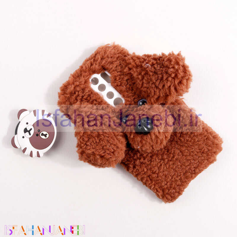 اصفهان جانبی-قاب پولیشی سگ پشمالو محافظ لنزدار Xiaomi Redmi Note 8 Pro