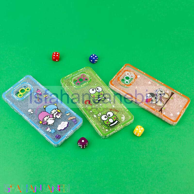 اصفهان جانبی-قاب عروسکی Pro Camera محافظ لنزدار اکلیلی Xiaomi Poco X3