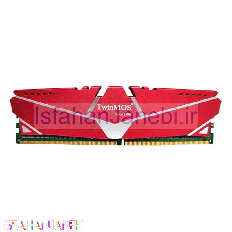 اصفهان جانبی-رم کامپیوتر TwinMos PC4-25600 DDR4 16GB 3200MHz CL22 Single