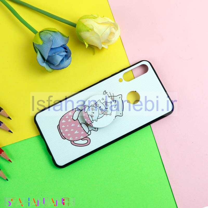 اصفهان جانبی-قاب فانتزی برجسته + پاپ سوکت طرح گربه هواوی Y6p سری D
