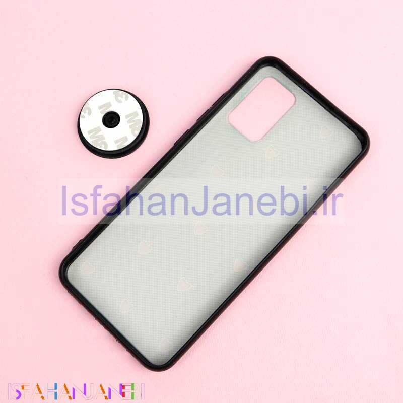 اصفهان جانبی-قاب فانتزی برجسته + پاپ سوکت طرح قلب سامسونگ A02s سری D