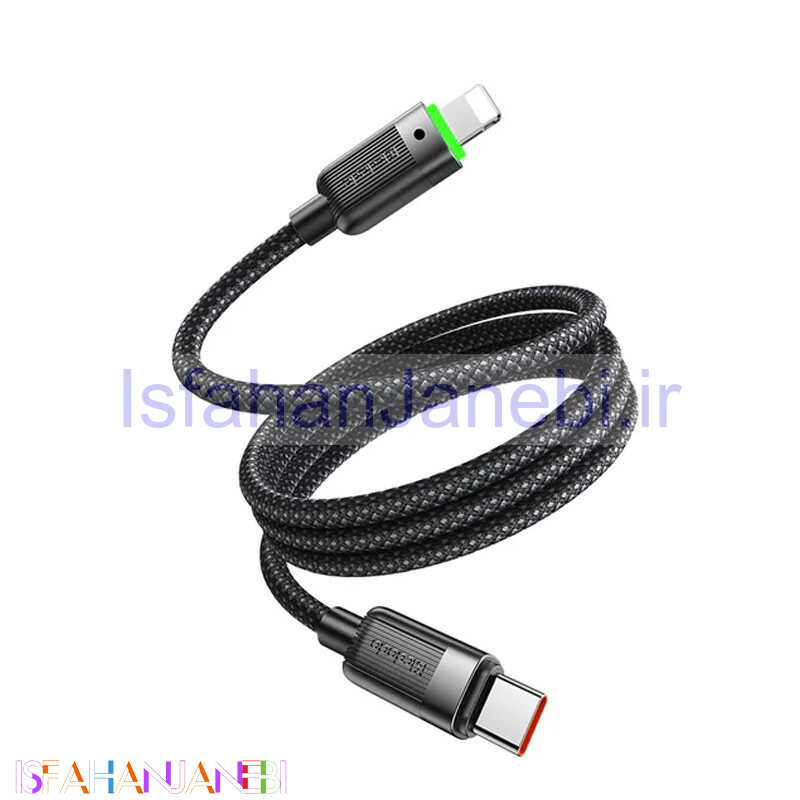اصفهان جانبی-کابل تبدیل فست شارژ Mcdodo CA-201 Type-C to Lightning 3A PD 36W 1.2m