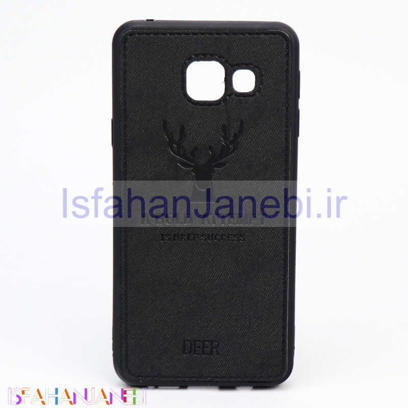 اصفهان جانبی-قاب چرمی طرح گوزن Samsung A3 2016 مشکی