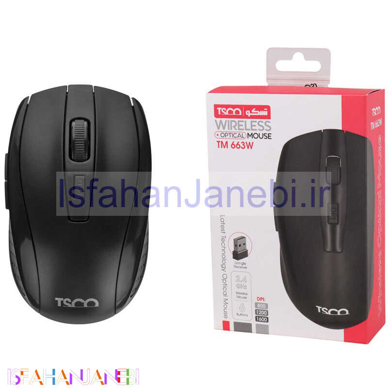 اصفهان جانبی-موس بی سیم تسکو TM 663W