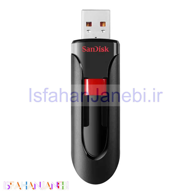 اصفهان جانبی-فلش 128 گیگ سن دیسک SanDisk Cruzer Glide CZ60
