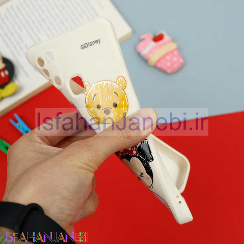 اصفهان جانبی-قاب سیلیکونی سفید محافظ لنزدار طرح دیزنی دخترانه سامسونگ A21s