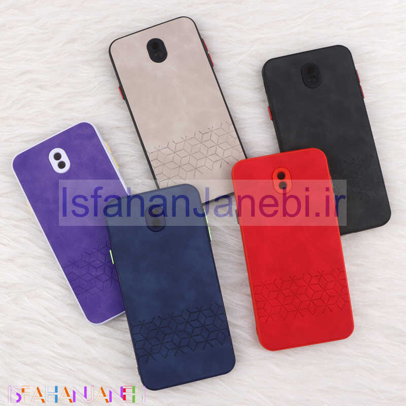 اصفهان جانبی-قاب چرمی طرحدار Smartphone محافظ لنزدار Samsung Galaxy J7 Pro