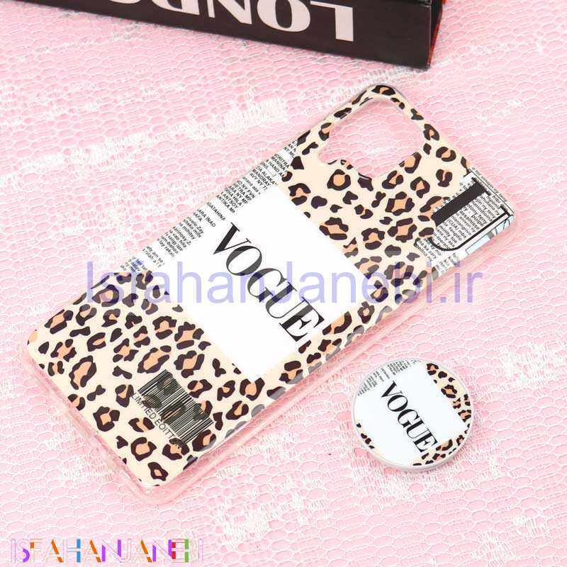 اصفهان جانبی-قاب سوپر IMD دور شفاف VOGUE پاپ سوکت دار Samsung A12