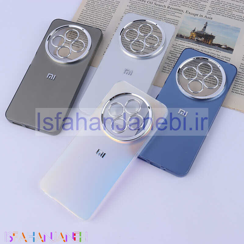 اصفهان جانبی-قاب PC شیائومی Redmi A4 براق متال محافظ لنزدار