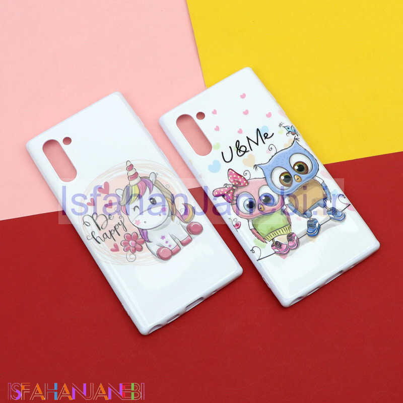 اصفهان جانبی-قاب فانتزی سفید طرح کارتونی سامسونگ Note 10