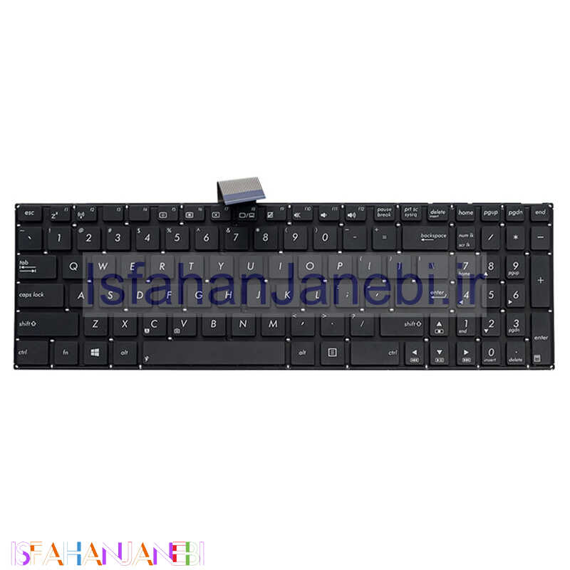اصفهان جانبی-کیبورد لپ تاپ ایسوس Asus K56 / K56C بدون فریم مشکی