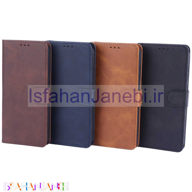 اصفهان جانبی-کیف چرمی مگنتی محافظ لنزدار Samsung Galaxy S23 FE 5G