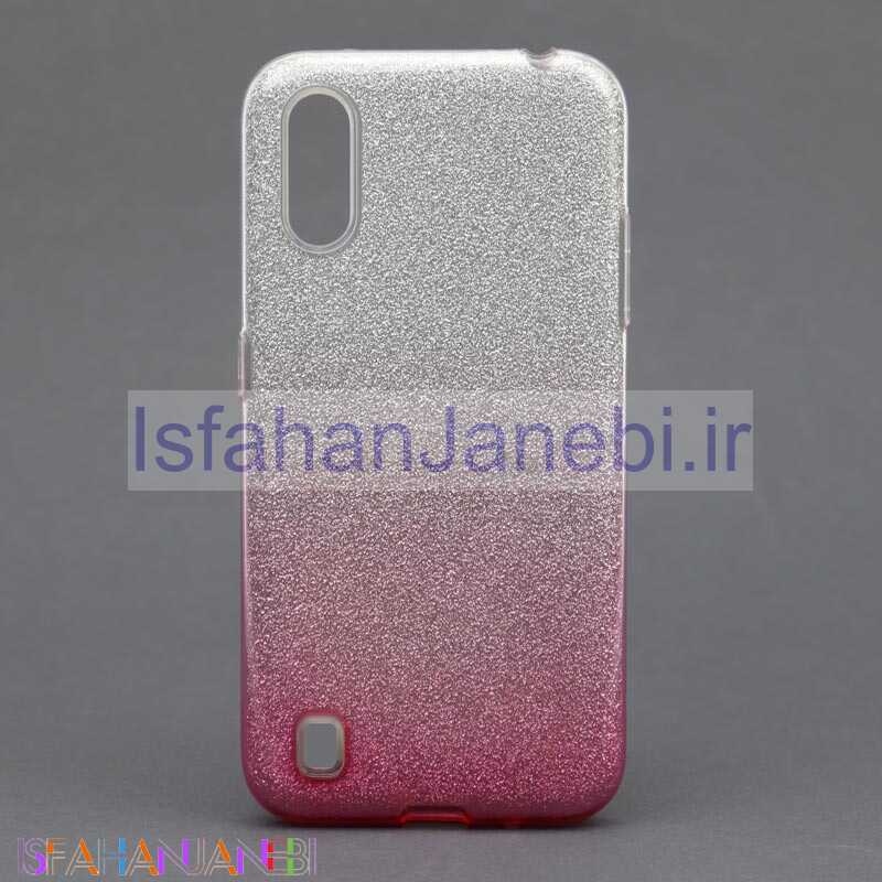 اصفهان جانبی-قاب اکلیلی Samsung A01 سفید صورتی