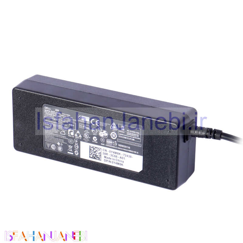اصفهان جانبی-شارژر لپ تاپ Dell 19.5V 4.62A سوکت ریز