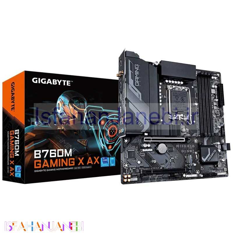 اصفهان جانبی-مادربرد گیگابایت B760M GAMING X AX DDR5