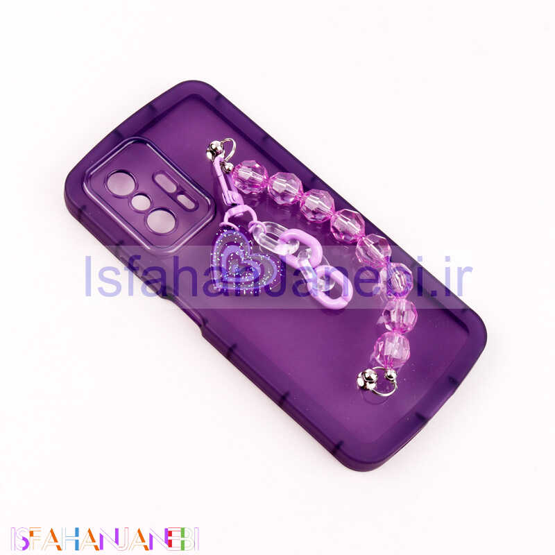 اصفهان جانبی-قاب فانتزی محافظ لنزدار + بند آویز سنگی Xiaomi 11T / 11T Pro