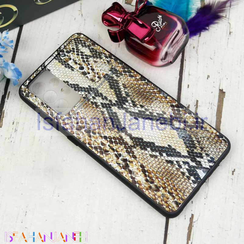 اصفهان جانبی-قاب طرحدار محافظ لنزدار کشویی طرح پوست ماری سامسونگ A72 سری C