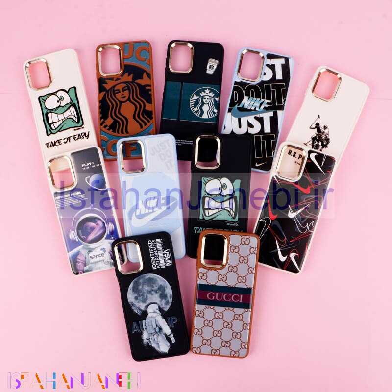 اصفهان جانبی-قاب طرحدار دور لنز فلزی Samsung Galaxy A12