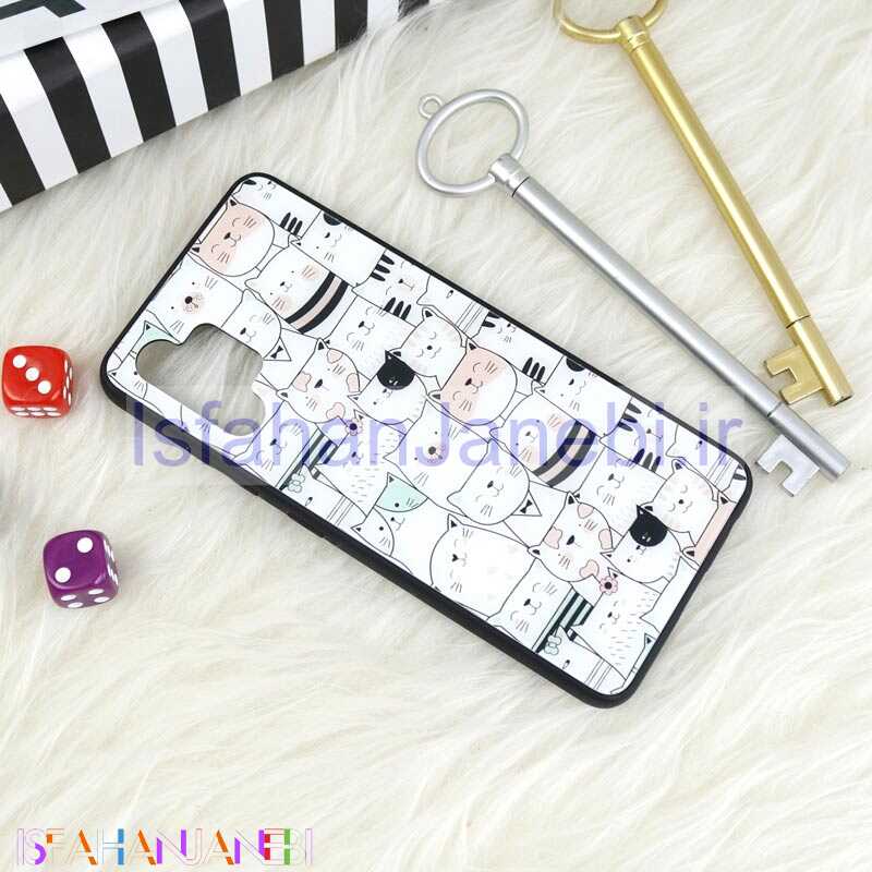 اصفهان جانبی-قاب پشت گلسی طرحدار گربه Samsung Galaxy A32 4G