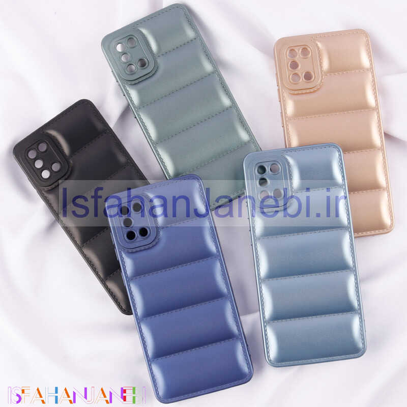 اصفهان جانبی-قاب پافر ژله ای براق محافظ لنزدار Samsung Galaxy A31