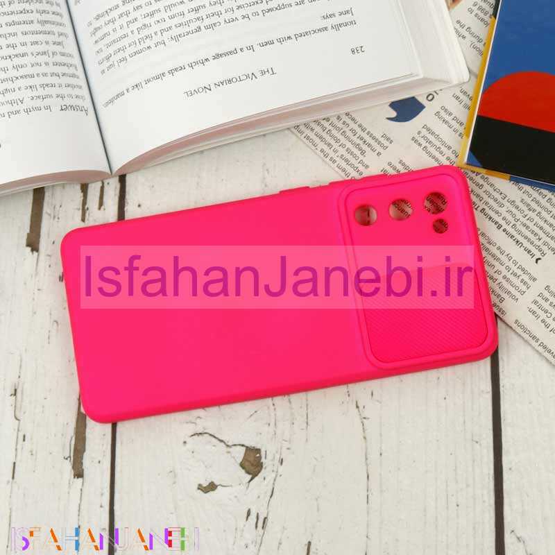 اصفهان جانبی-قاب سیلیکونی محافظ لنزدار کشویی سامسونگ S20 FE