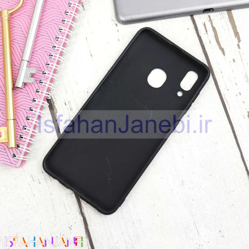 اصفهان جانبی-قاب ژله ای ساده Samsung Galaxy A30 مشکی