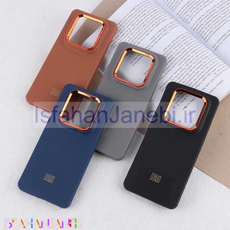 اصفهان جانبی-قاب ژله ای شیائومی Redmi Note 14 Pro 5G دور محافظ متال لوگودار