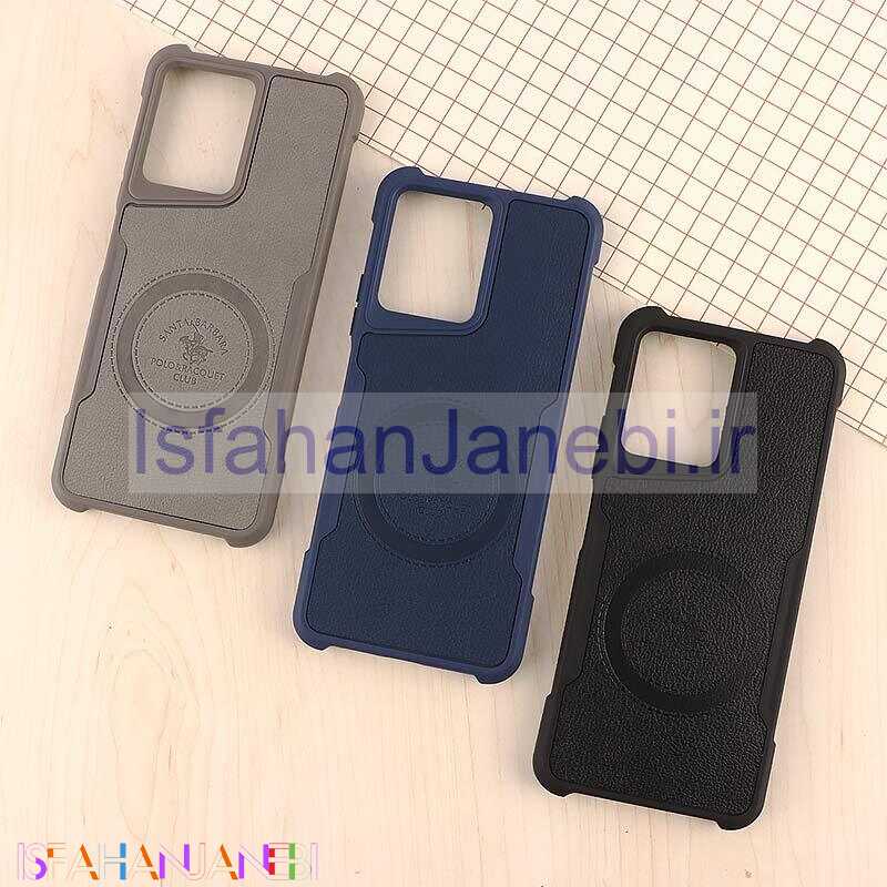 اصفهان جانبی-قاب چرمی Polo Racquet Club شیائومی Redmi Note 12 4G