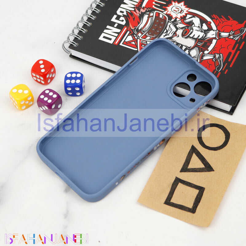اصفهان جانبی-قاب سیلیکونی محافظ لنزدار طرح اسکویید گیم iPhone 13 کد 13