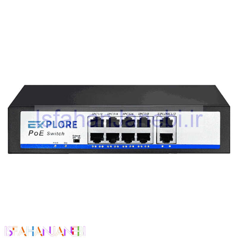 اصفهان جانبی-سوییچ Explore EX-P8002G 2Port + 8 POE