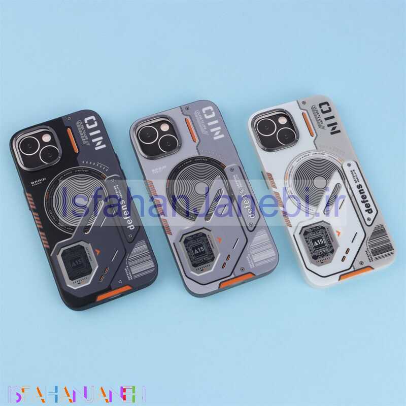 اصفهان جانبی-قاب ضد ضربه اورجینال Q.Series Defens مگ سیف دور رنگی iPhone 13