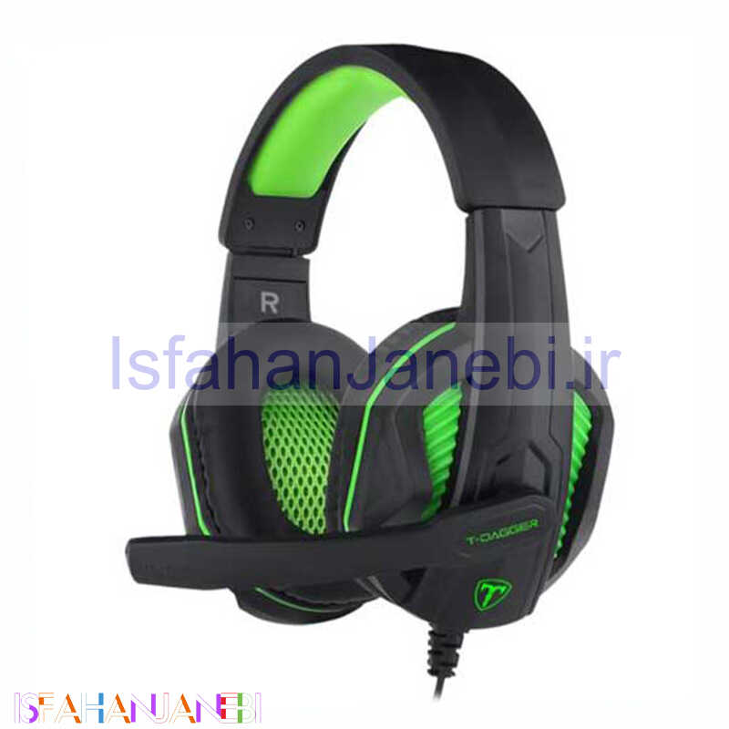 اصفهان جانبی-هدست گیمینگ سیم دار T-Dagger Cook T-RGH100