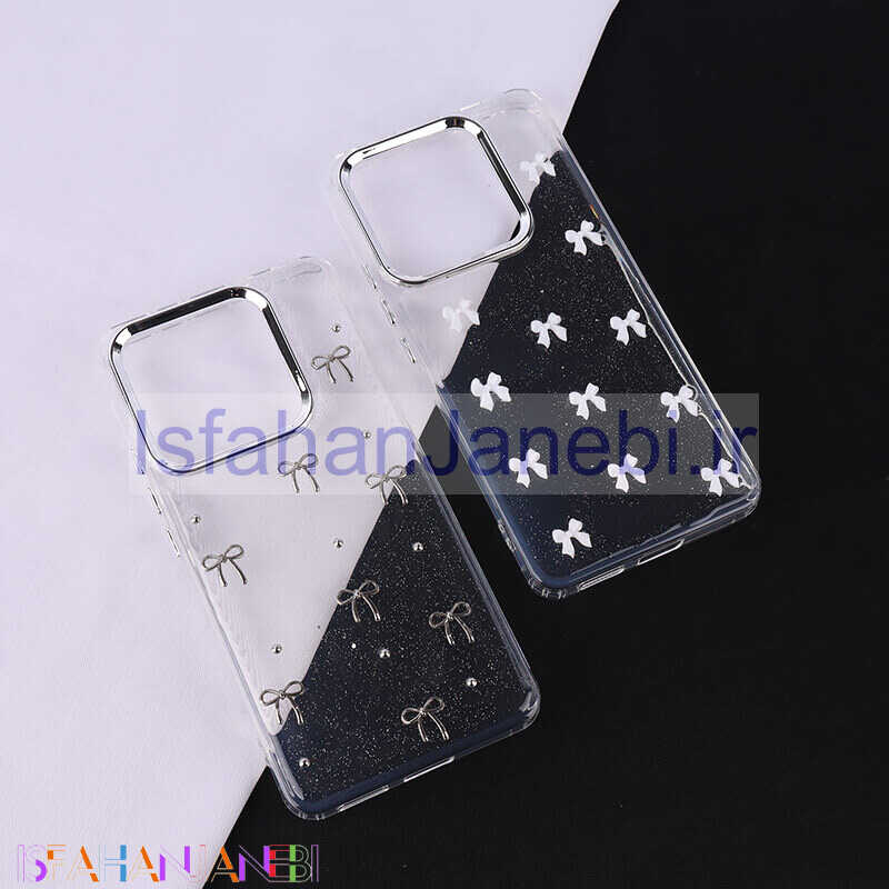 اصفهان جانبی-قاب اکلیلی شیائومی Redmi Note 14 طرح پاپیون دور محافظ متال