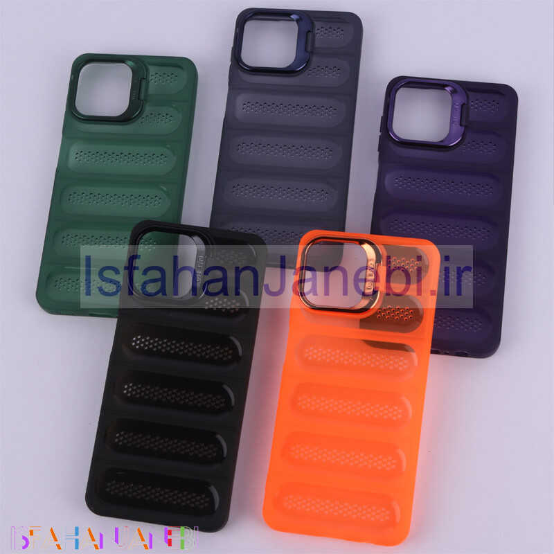 اصفهان جانبی-قاب پافر توری دار ژله ای استندشو سامسونگ Galaxy A12 / M12