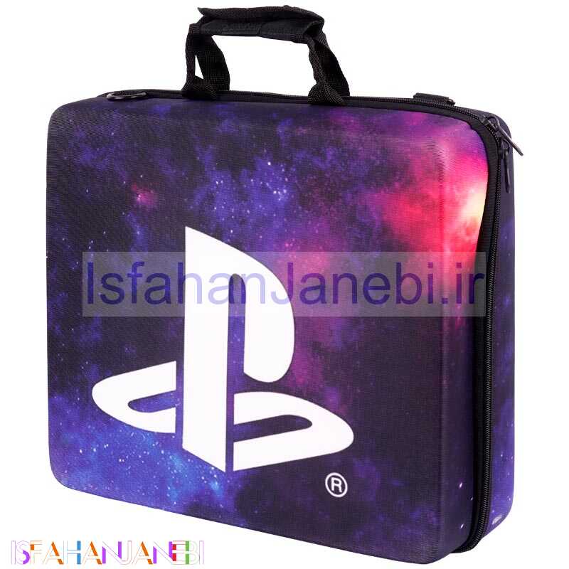 اصفهان جانبی-کیف کنسول بازی PS4 طرح لوگو Play Station کهکشانی