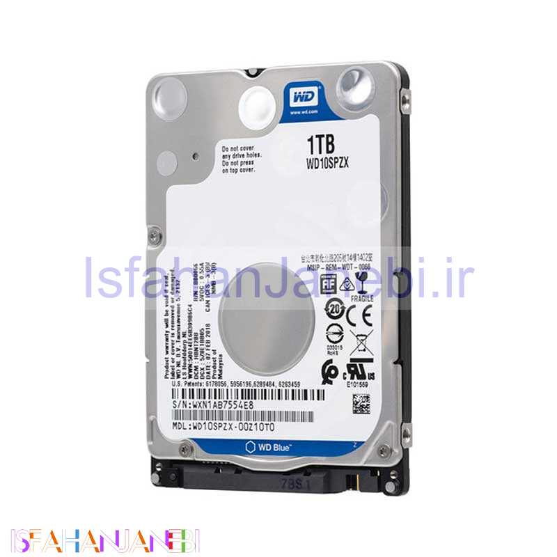 اصفهان جانبی-هارد لپ تاپ وسترن دیجیتال Western Digital Blue WD10SPZX 1TB