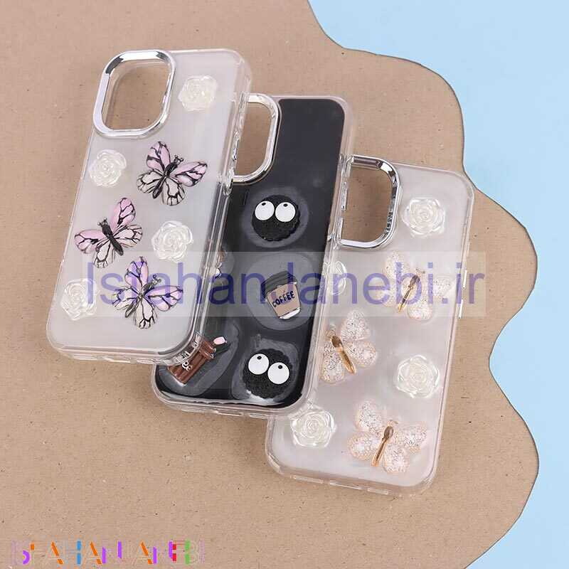 اصفهان جانبی-قاب رزینی آیفون iPhone 16 برجسته طرح دار