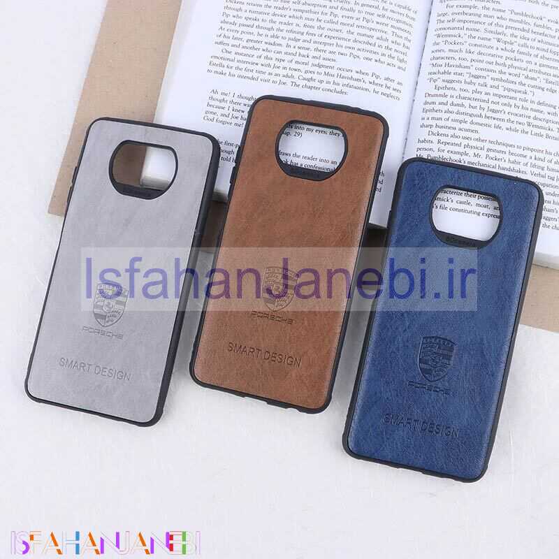 اصفهان جانبی-قاب چرمی Smart Design شیائومی Poco X3 / X3 NFC / X3 Pro طرح Porsche