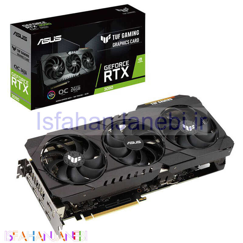 اصفهان جانبی-کارت گرافیک ASUS TUF Gaming GeForce RTX3090 OC 24G GDDR6X 384Bit