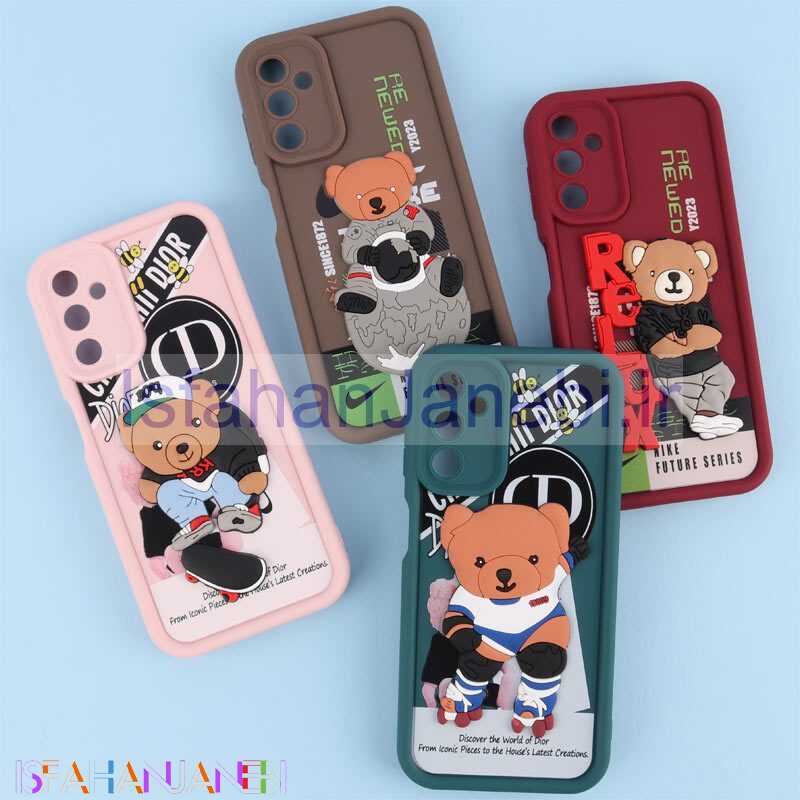 اصفهان جانبی-قاب سولید سامسونگ Galaxy A14 4G / A14 5G برجسته محافظ لنزدار