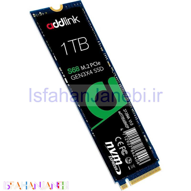 اصفهان جانبی-حافظه SSD ادلینک Addlink S68 1TB M.2