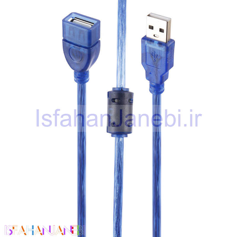 اصفهان جانبی-کابل افزایش طول P-net USB 3m شیلد دار