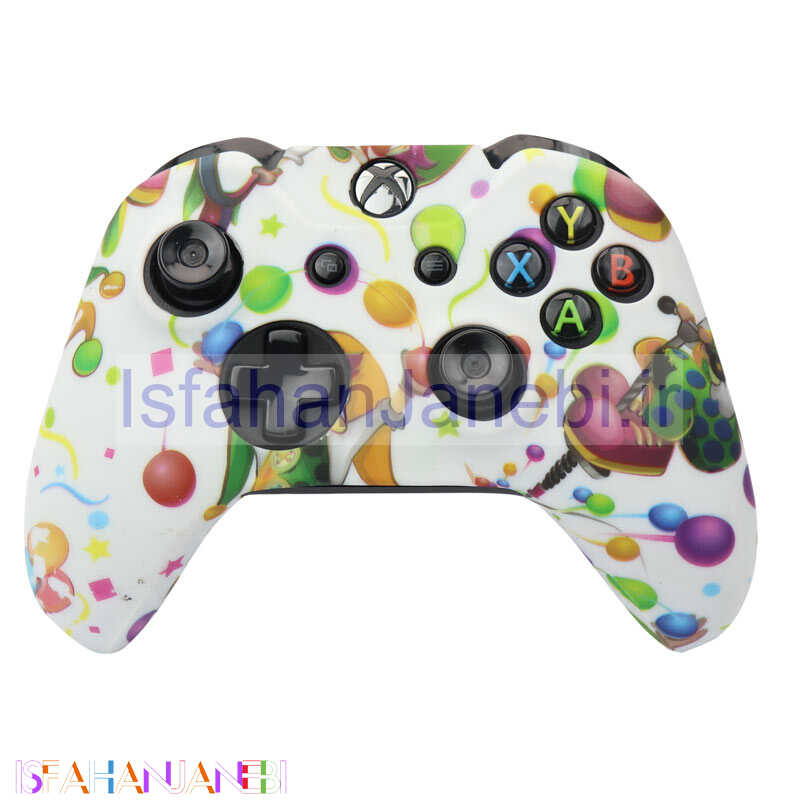 اصفهان جانبی-روکش دسته بازی Xbox طرح دلقک و بادکنک زمینه سفید