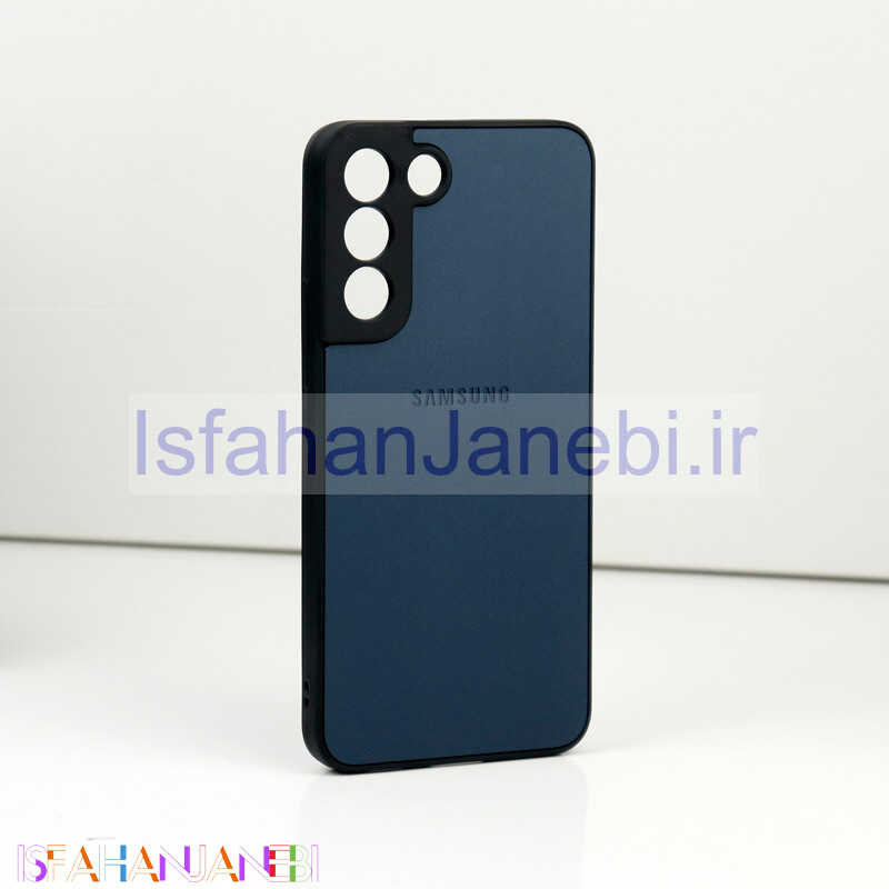 اصفهان جانبی-قاب طرح PVD محافظ لنزدار Samsung Galaxy S22 Plus سرمه ای