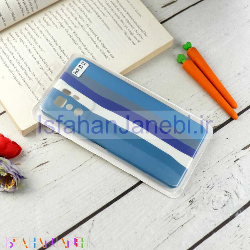 اصفهان جانبی-قاب محافظ لنزدار سیلیکونی رنگین کمانی Highcopy شیائومی Poco X3 GT