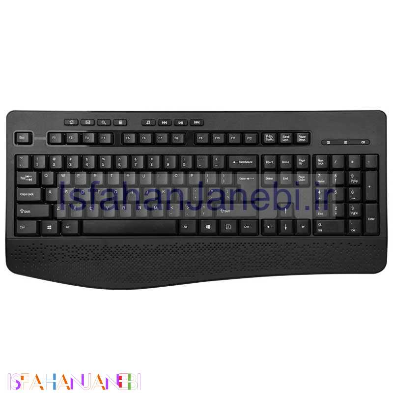 اصفهان جانبی-کیبورد و موس بی سیم تسکو TKM 7110W